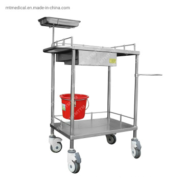 Hospital Instrument ABS Trolley Patient Trolley Nursing Clinic Trolley